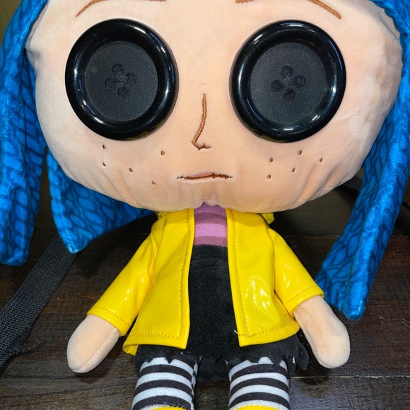 Coraline‎ Laika Plush Doll Backpack Bag Spencers Bioworld 2024 main image 4